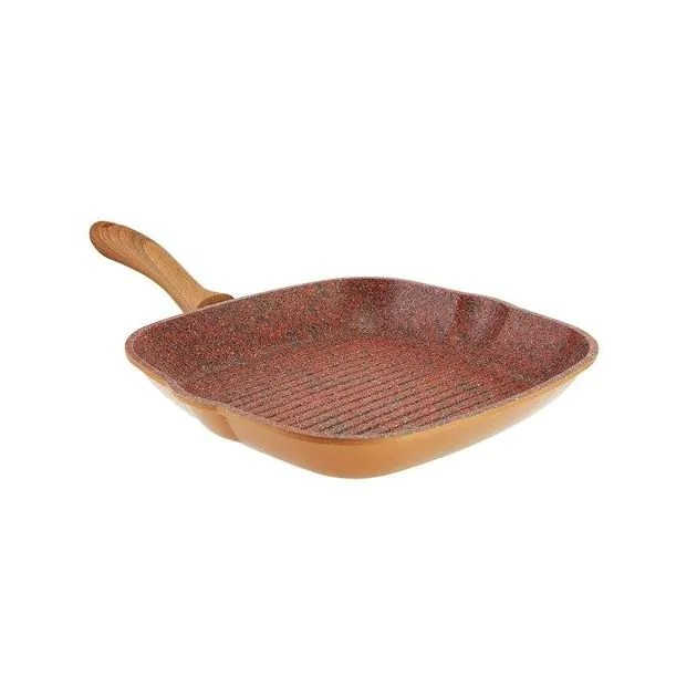28cm Copper Stone Griddle Pan JML