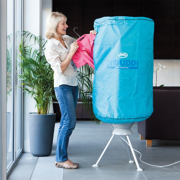 JML DriBUDDi Portable EnergyEfficient Indoor Electric Clothes Dryer