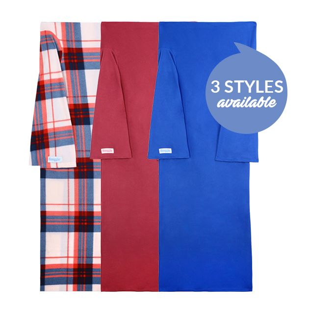 Snuggie Blanket with Sleeves JML