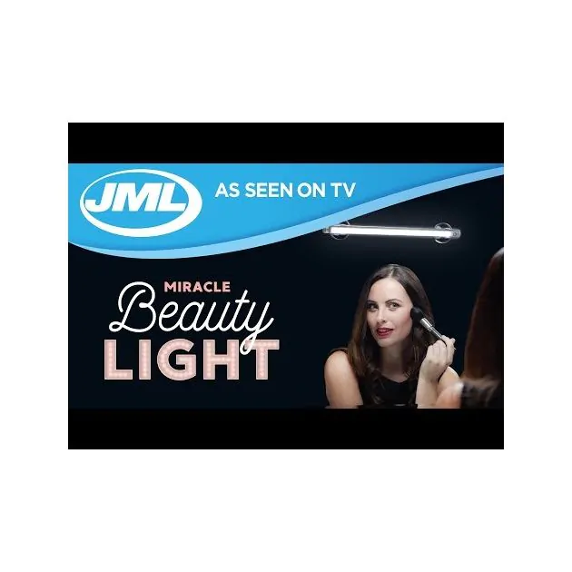 JML | Miracle Beauty Light - daylight-bright makeup that sticks to a mirror