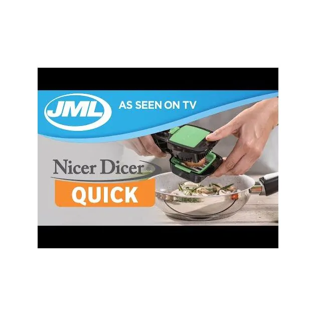 JML  Nicer Dicer Quick - The hand-held chopping, slicing and dicing  machine that cuts in a second