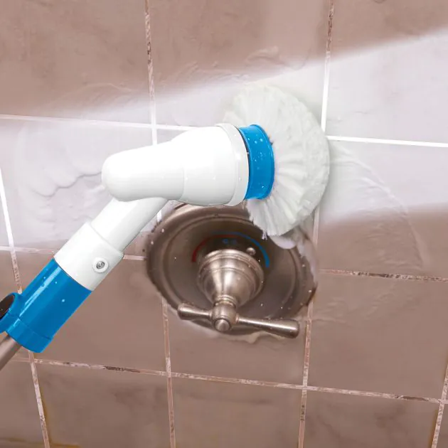 Cordless shop power scrubber