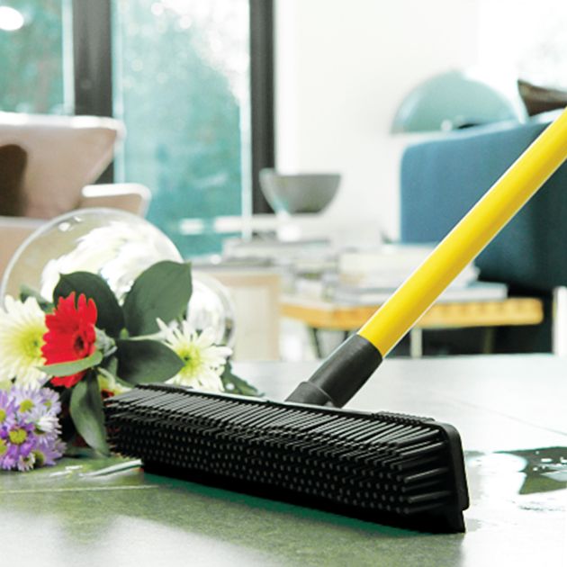 JML Rubber Wonderbroom MultiPurpose Telescopic Broom with Squeegee