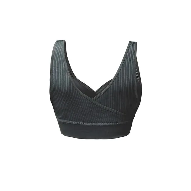 SANKOM SWITZERLAND Bamboo Sports Bra For Back Support Grey Colour Size -  Buy Online - 185431425