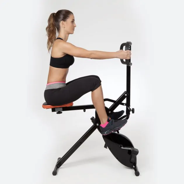 Total Crunch Evolution - Compound movement exercise system with inbuilt  exercise bike
