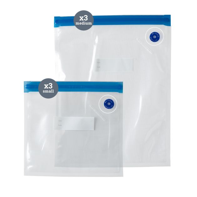 VacPack Fresh 3x Small 3x Medium Vacuum Cleaner Bags JML