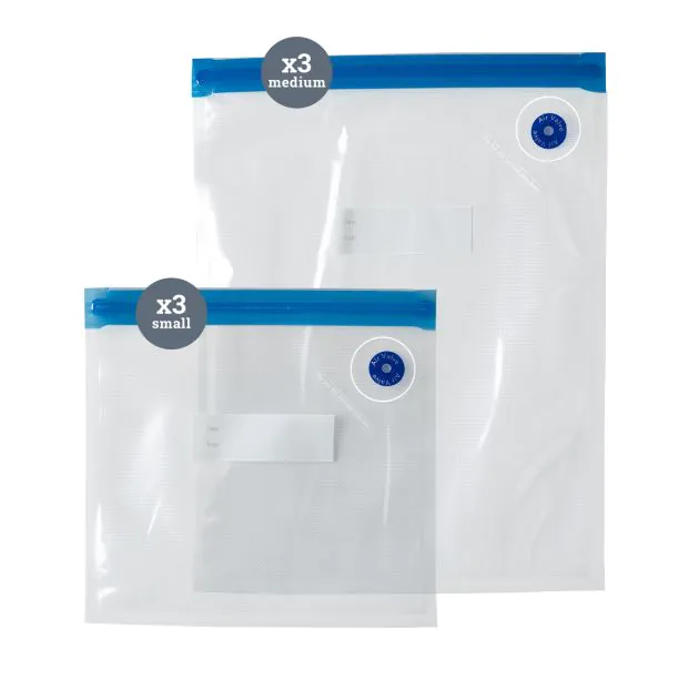 Small vac pack shop bags