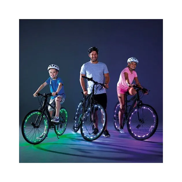 Wheely Bright LED Bike Wheel And Frame Lights JML